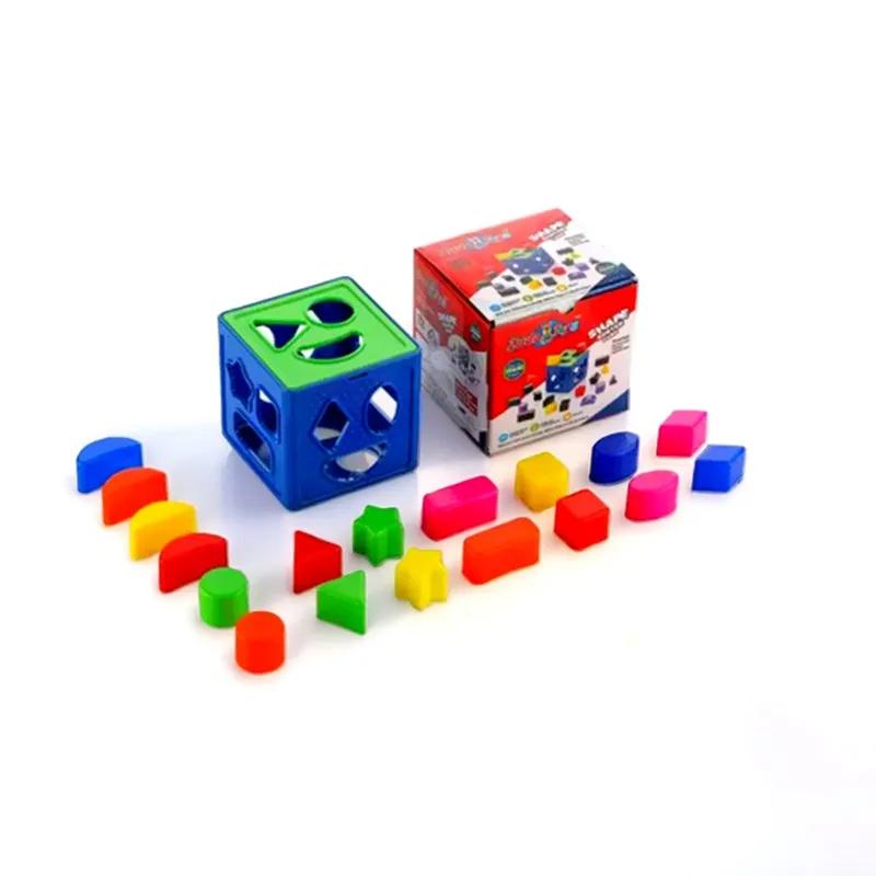 Kids Shape Sorting Cube Toy | Educational Color & Shape Matching Puzzle Box for Toddlers