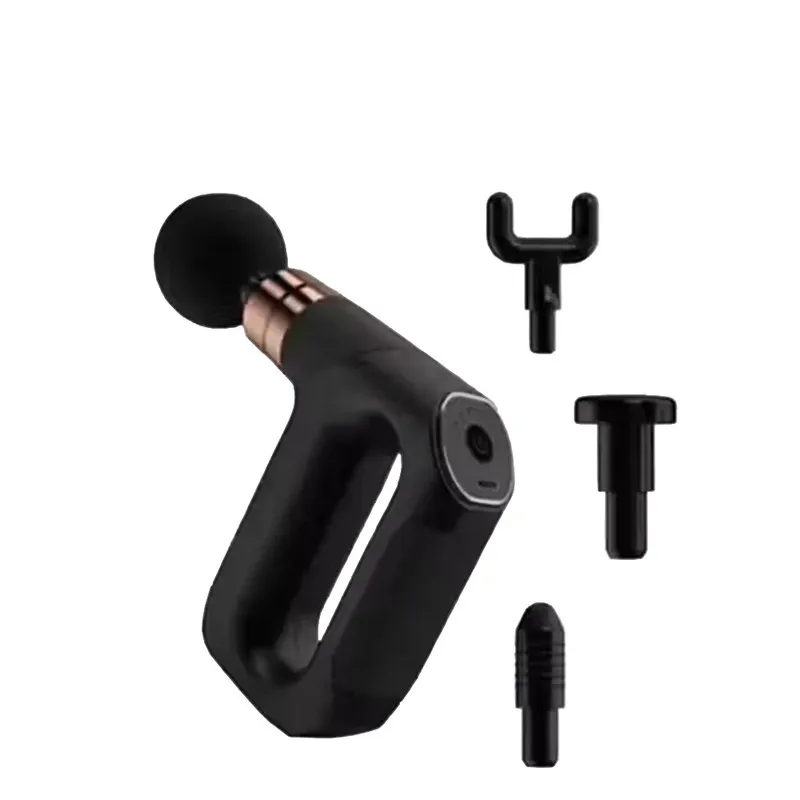 Portable Deep Tissue Massage Gun with 4 Heads | Muscle Relaxation Body Massager for Pain Relief & Recovery