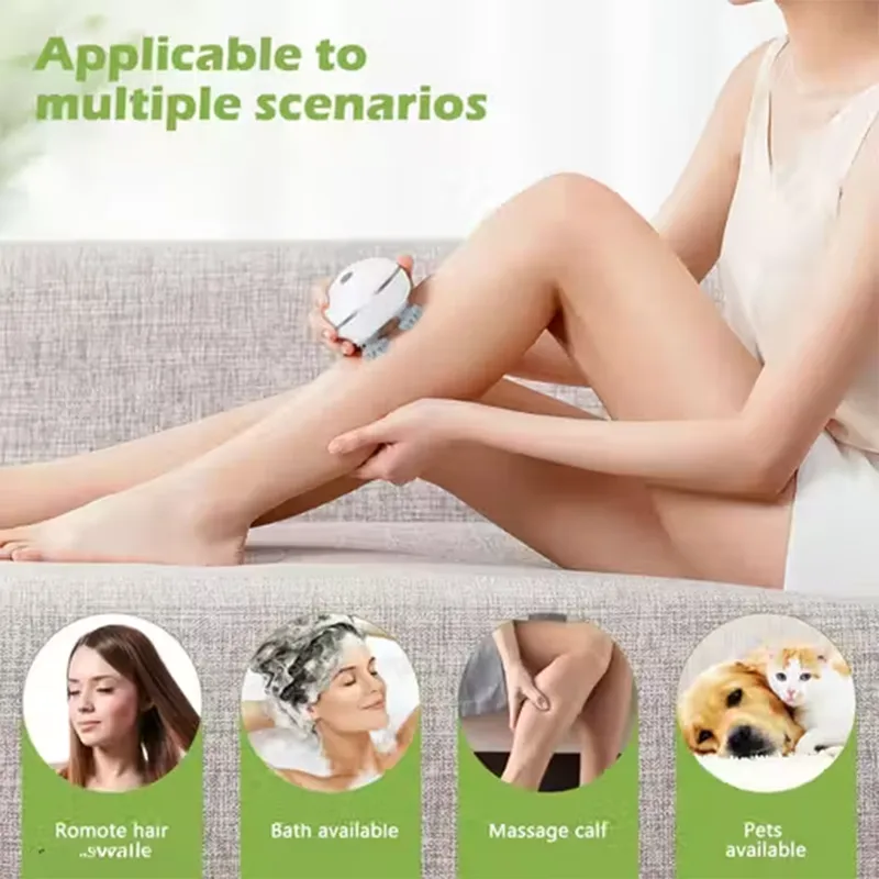 Smart Electric Body Massager – 4D Rotating Heads, Waterproof & USB Rechargeable Deep Tissue Relaxation Device