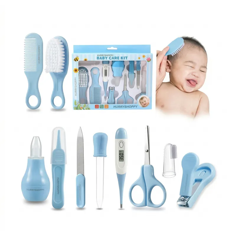 HurryShoppy Baby Care Kit for Newborns | 10-in-1 Grooming & Healthcare Set