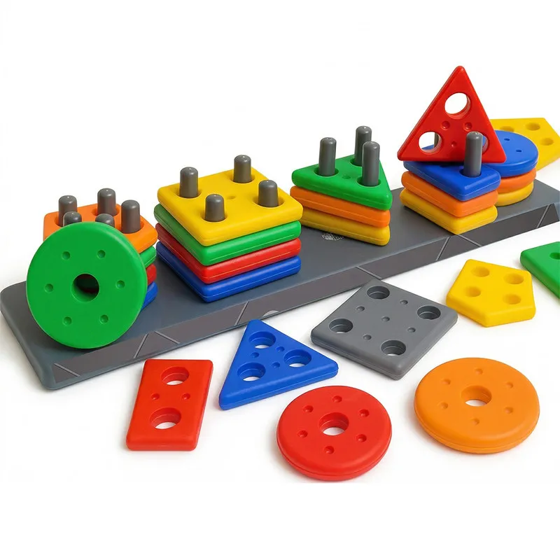 Kids Shape Sorting Peg Board Toy – Color & Shape Matching Educational Learning Toy