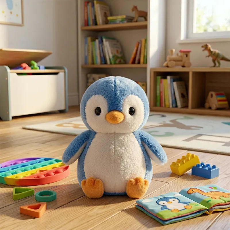 Kids Soft Toy Set – Cute Animal Plush Collection (6 Pieces)