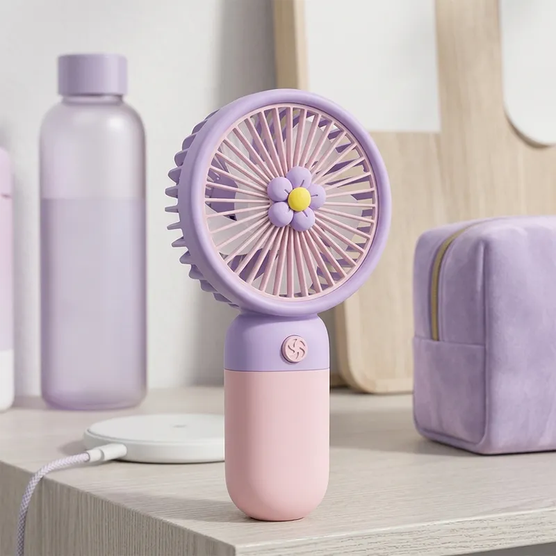 Mini Handheld Rechargeable Fan with USB Charging | Portable Personal Cooling Fan