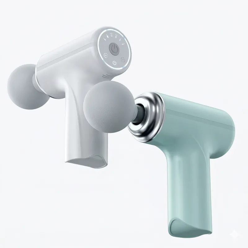 Portable Deep Tissue Massage Gun with 4 Speed Levels | Rechargeable Body Massager for Muscle Pain Relief